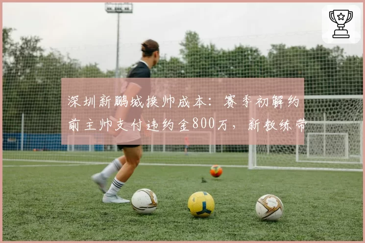 深圳新鹏城换帅成本:赛季初解约前主帅支付违约金800万,新教练带队保级成功